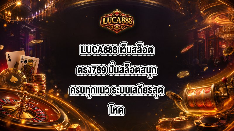 LUCA888 เว็บสล็อตตรง789